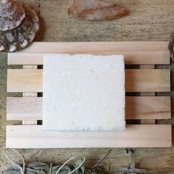 Hand Crafted Other - 4 oz OATMEAL UNSCENTED  soap Mountain Mom Soap Co Shave Soap Anti aging white